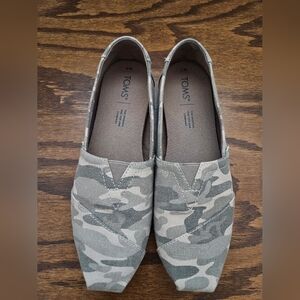 Toms Alpargata Taupe Grey Forest Camo